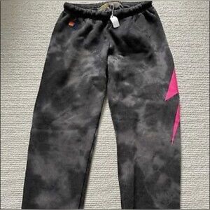 charcoal grey tie die aviator nation sweats